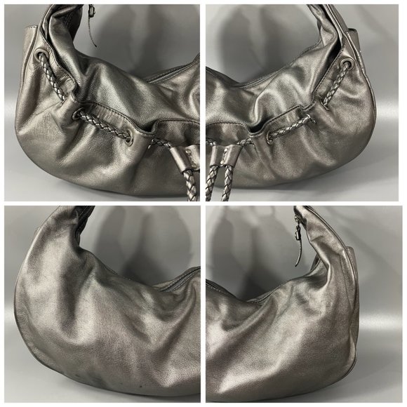 MICHAEL Michael Kors Silver Hobo Bag - Picture 7 of 14
